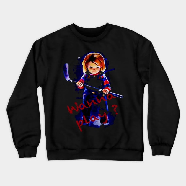 Chucky Crewneck Sweatshirt by Fred_art_61